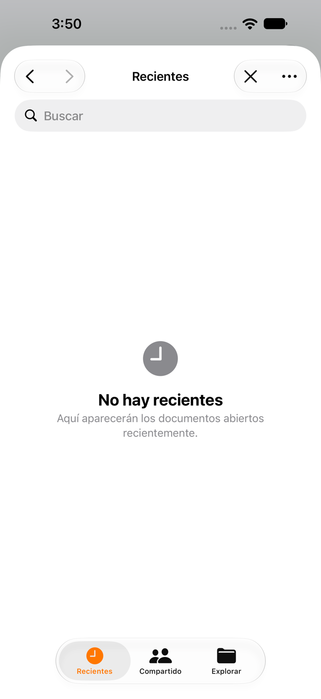 Explorador de archivos para elegir un archivo OPML que importar.