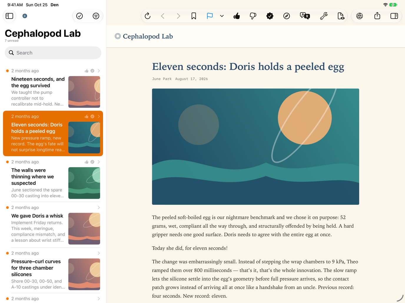 Web viewer mode filling the screen with the sidebar collapsed and the inspector hidden.